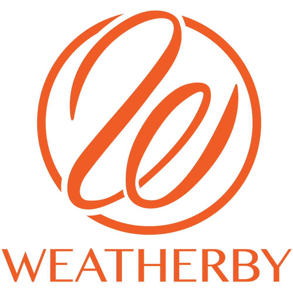 Weatherby Vinyl Decal - Burnt Orange