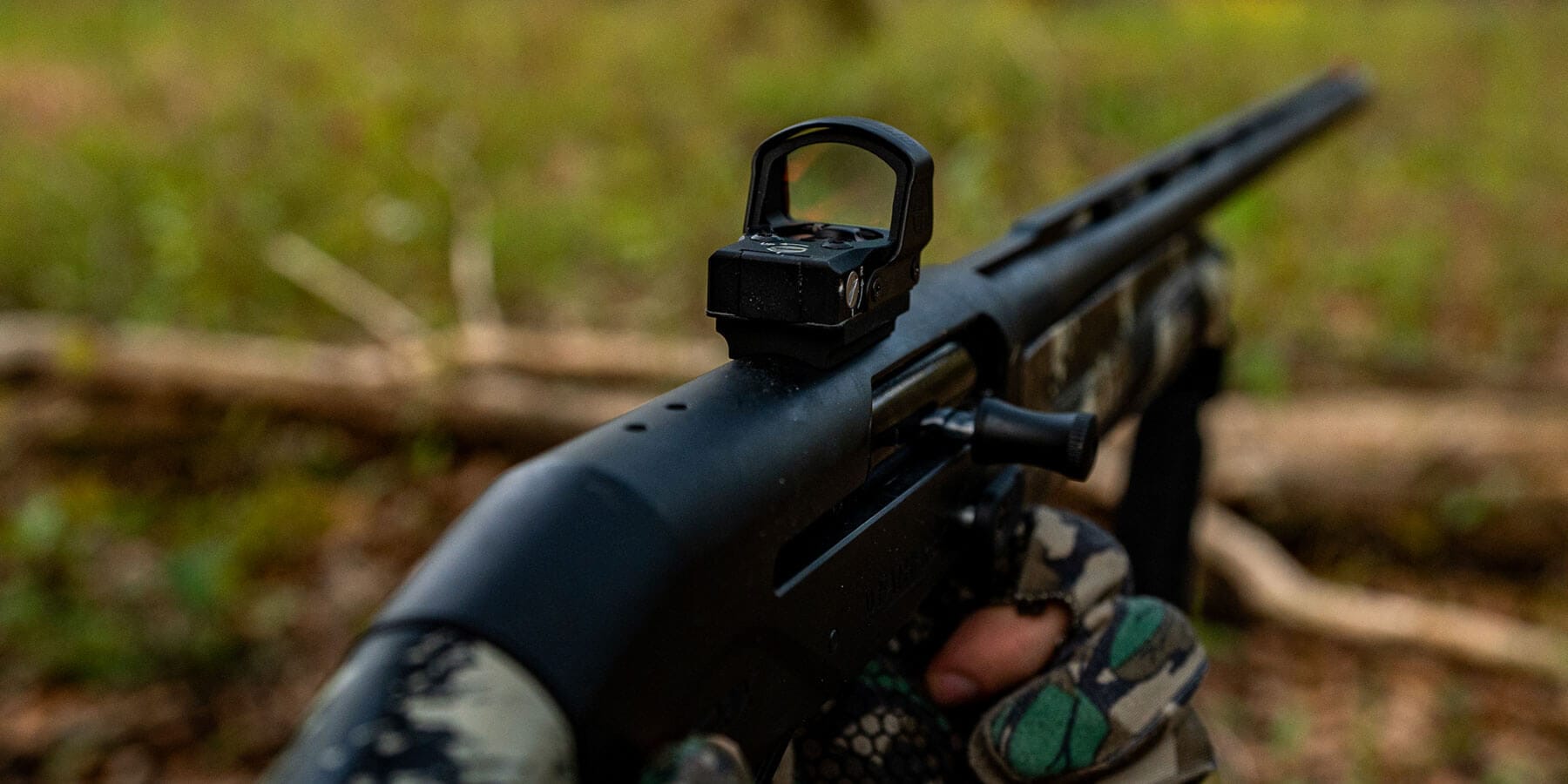 Leupold Delta Point Pro red dot optic mounted on Weatherby Sorix