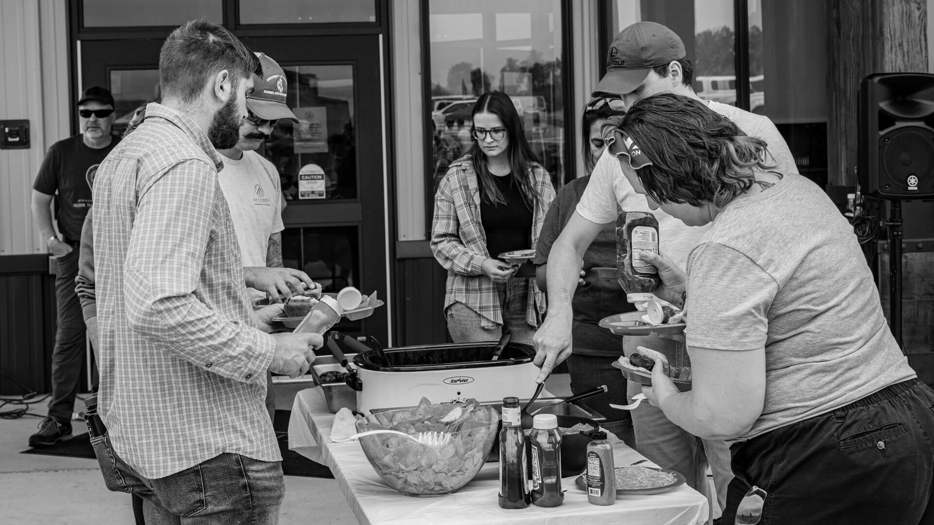 Team BBQ at Weatherby HQ